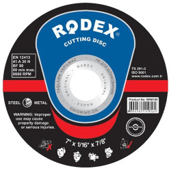 Диск отрезной по металлу Rodex, 350×3×32 мм
