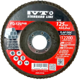 Диск лепестковый IVT FD-125/P40 B, 125 мм, зерно 40